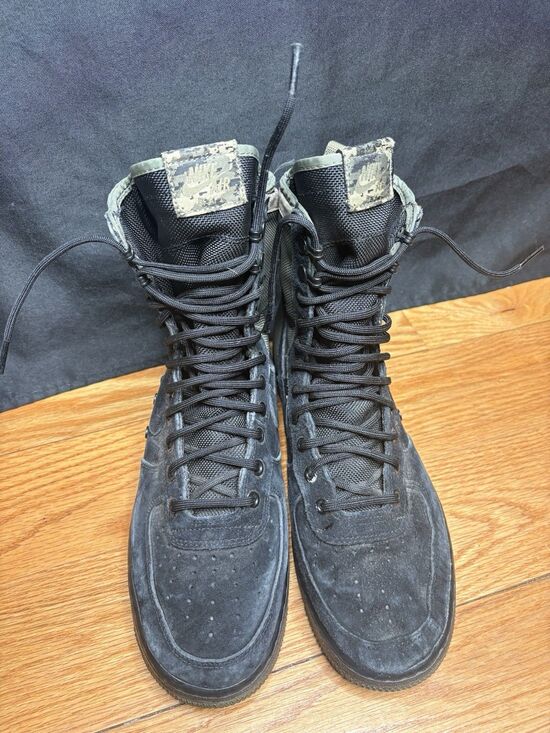 Nike air SF Air Force 1 high black/olive camo 864024-004 US 9 Men’s main image 4